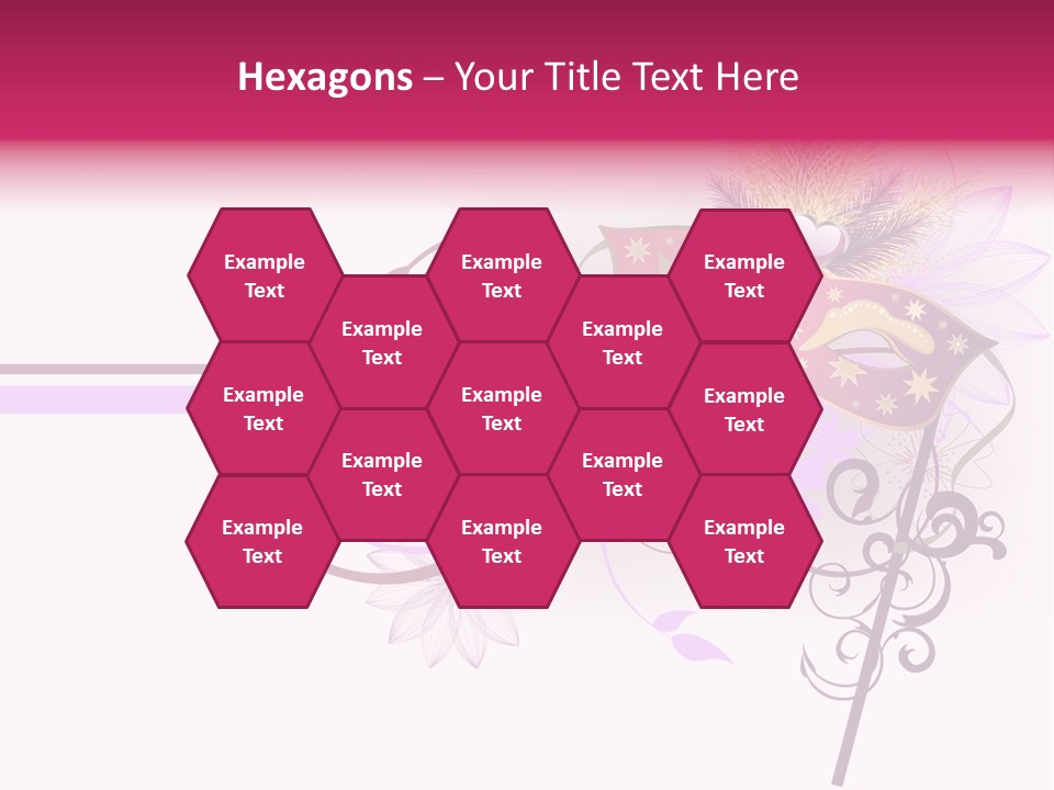 Costume Floral Celebration PowerPoint Template