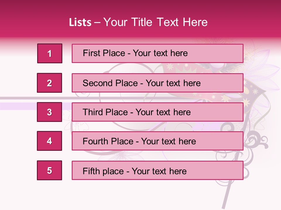 Costume Floral Celebration PowerPoint Template