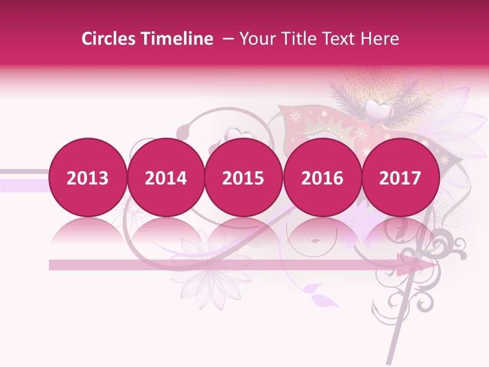 Costume Floral Celebration PowerPoint Template