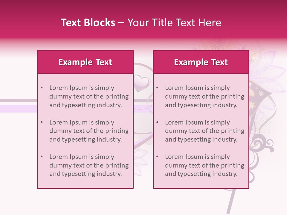Costume Floral Celebration PowerPoint Template
