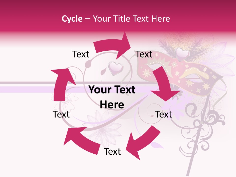 Costume Floral Celebration PowerPoint Template