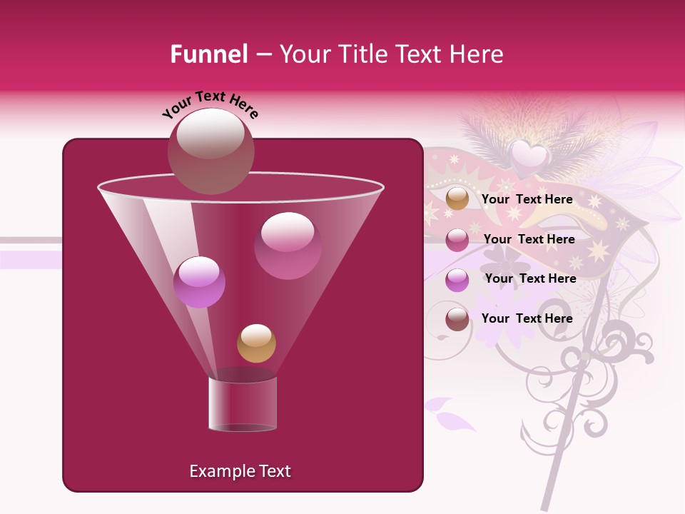 Costume Floral Celebration PowerPoint Template