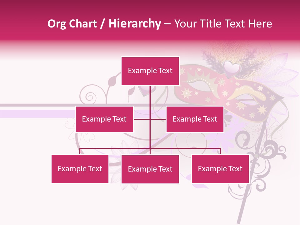 Costume Floral Celebration PowerPoint Template