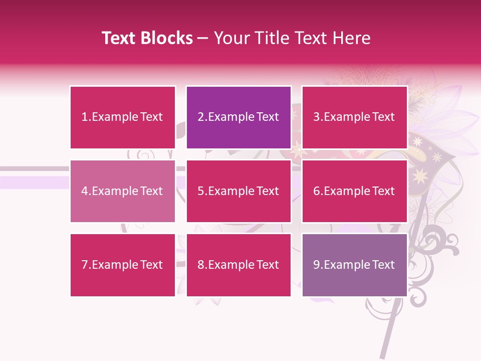 Costume Floral Celebration PowerPoint Template