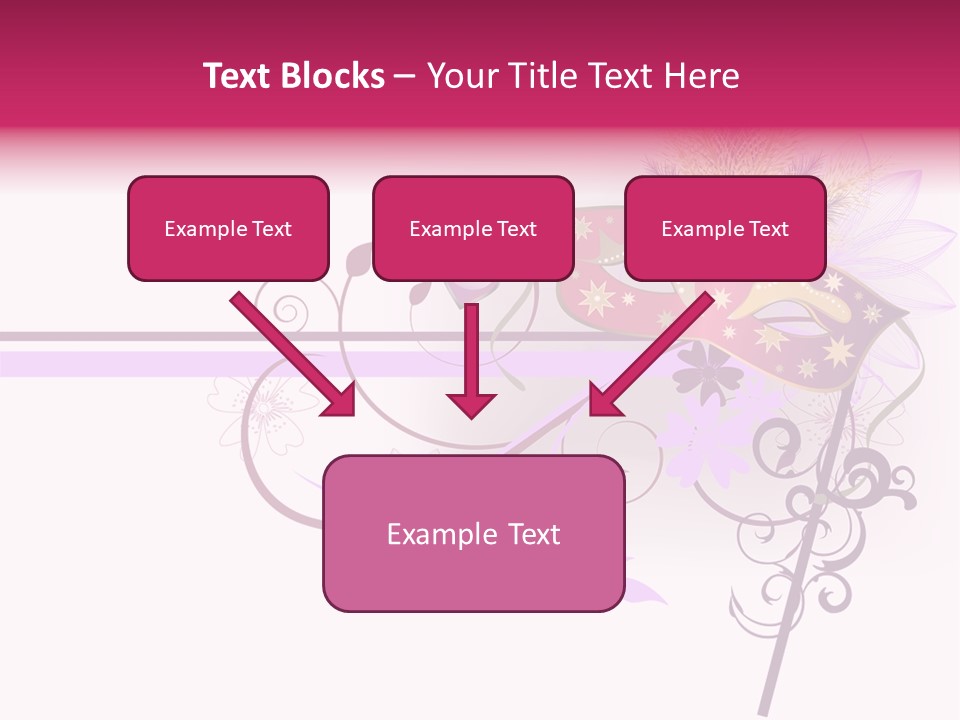 Costume Floral Celebration PowerPoint Template