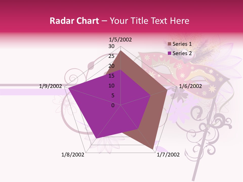 Costume Floral Celebration PowerPoint Template