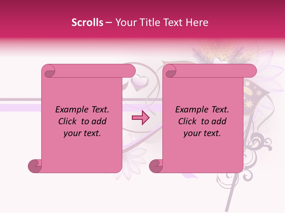 Costume Floral Celebration PowerPoint Template