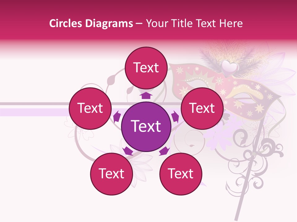 Costume Floral Celebration PowerPoint Template