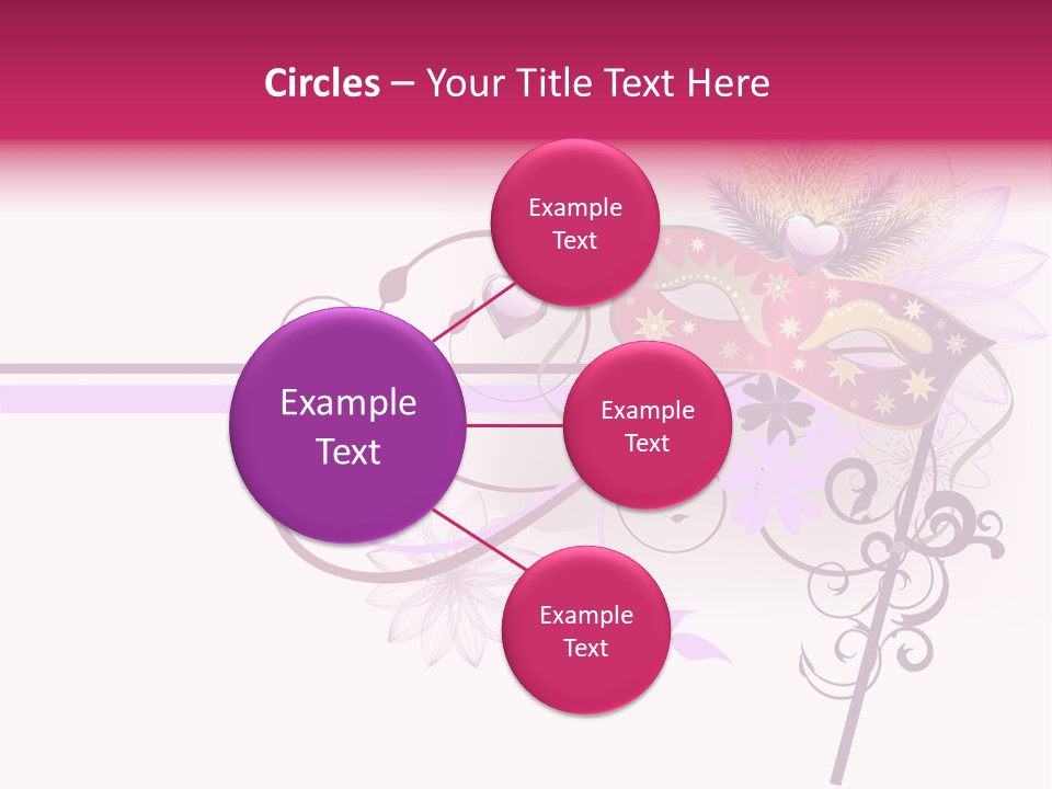 Costume Floral Celebration PowerPoint Template