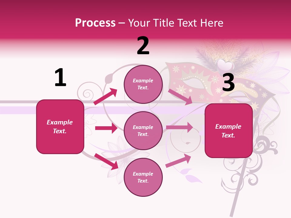 Costume Floral Celebration PowerPoint Template