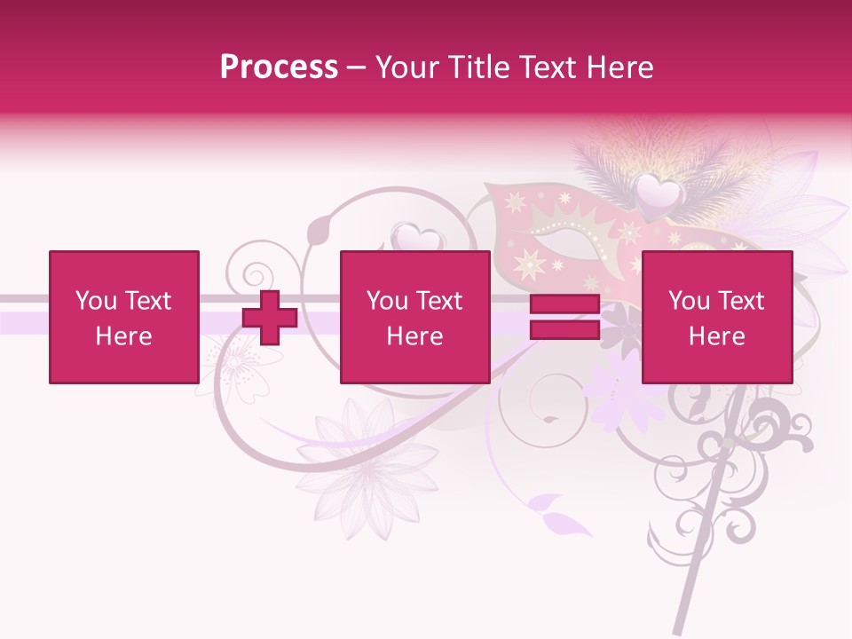 Costume Floral Celebration PowerPoint Template