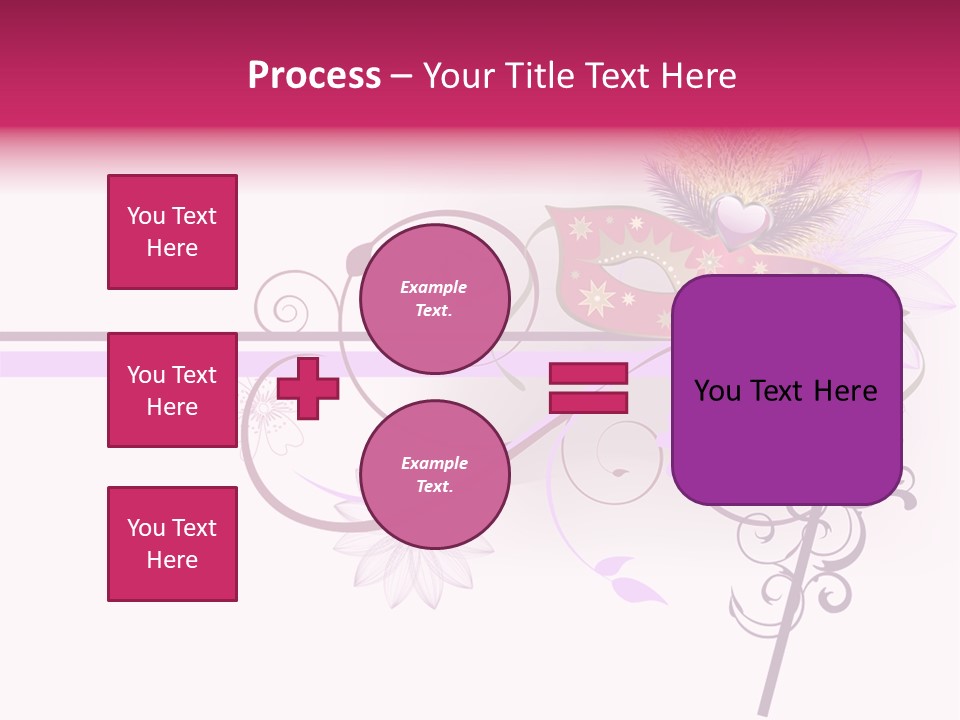 Costume Floral Celebration PowerPoint Template