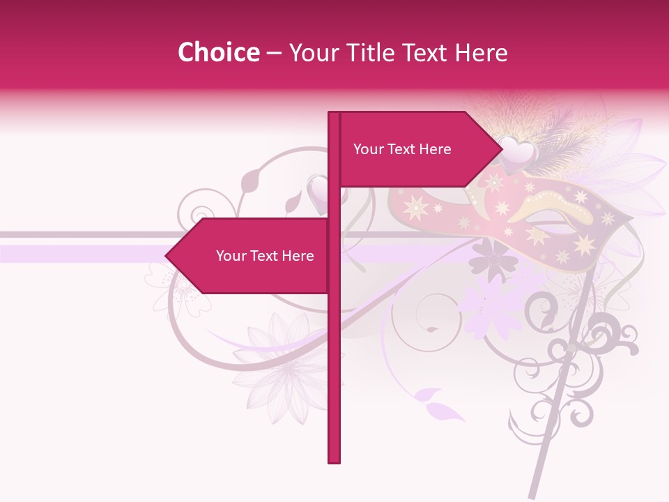 Costume Floral Celebration PowerPoint Template