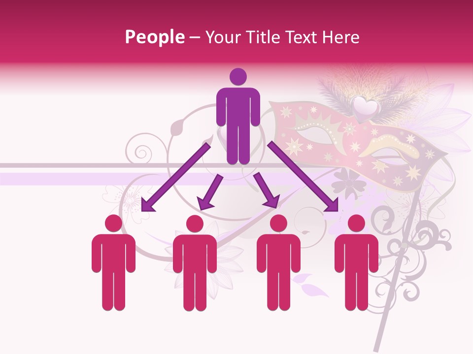 Costume Floral Celebration PowerPoint Template