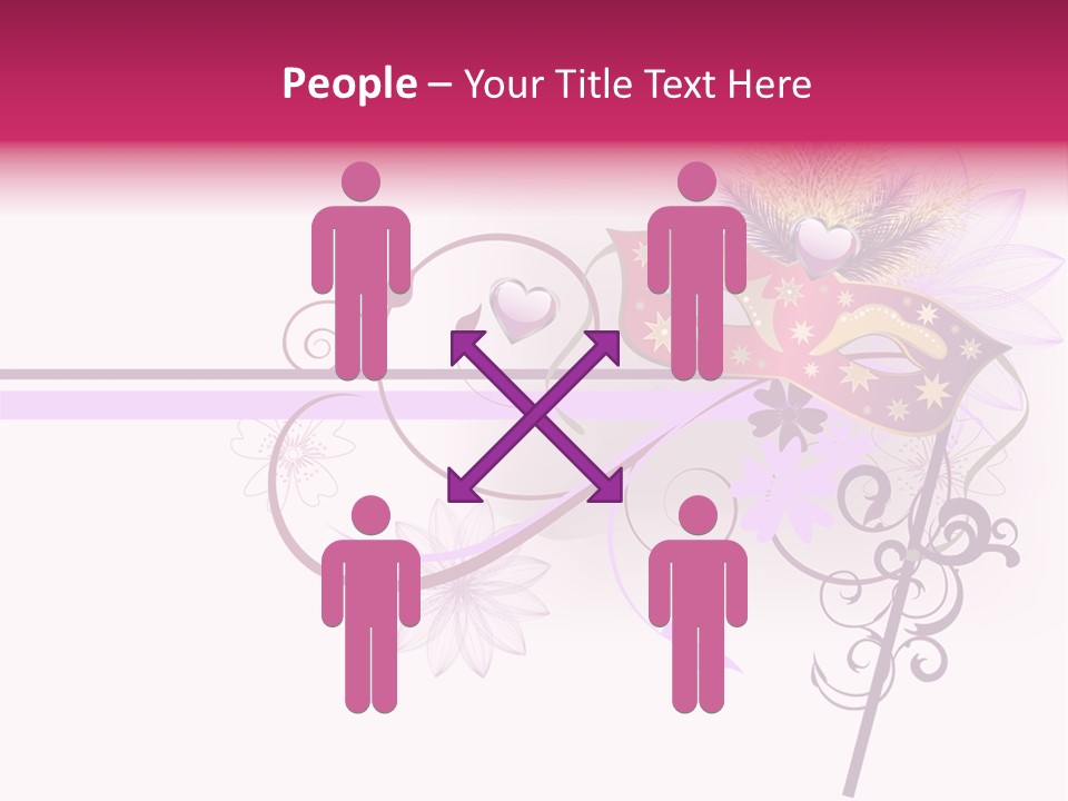 Costume Floral Celebration PowerPoint Template