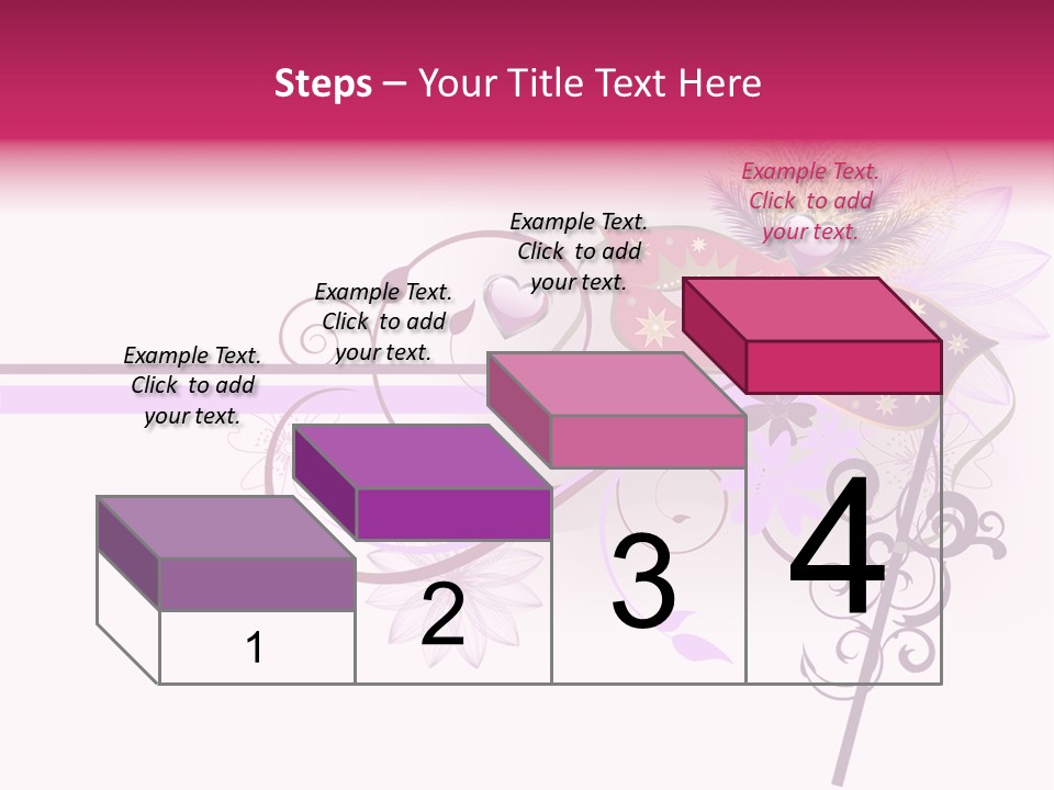 Costume Floral Celebration PowerPoint Template