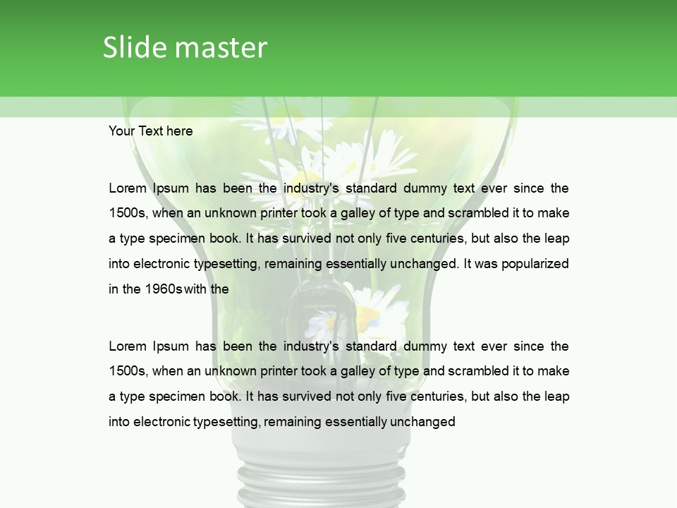Idea Responsibility Solar PowerPoint Template