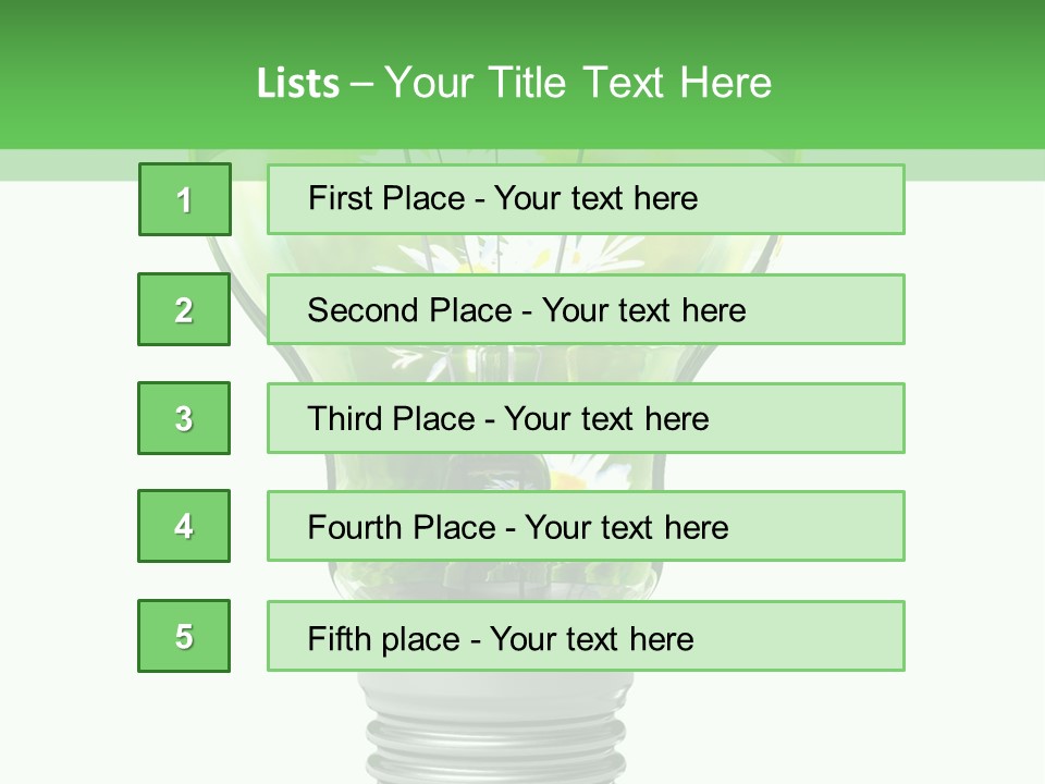 Idea Responsibility Solar PowerPoint Template