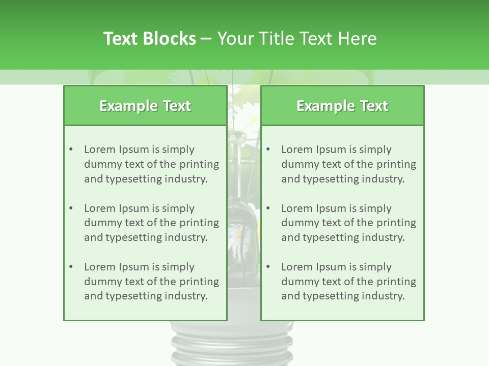 Idea Responsibility Solar PowerPoint Template