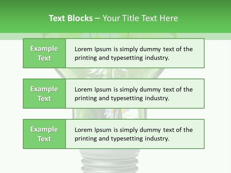 Idea Responsibility Solar PowerPoint Template