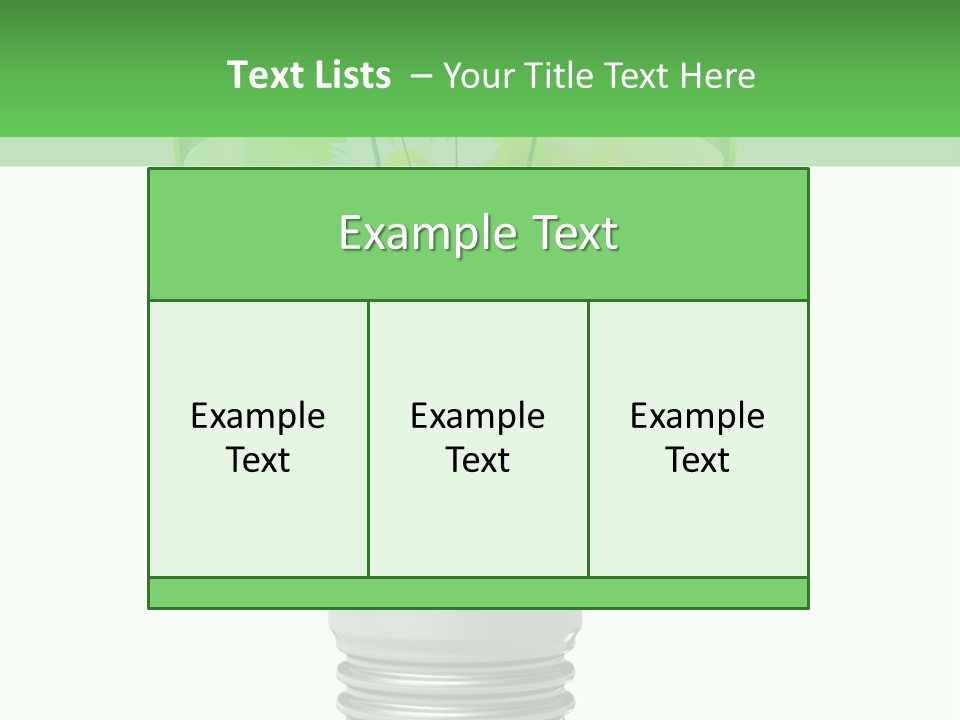 Idea Responsibility Solar PowerPoint Template