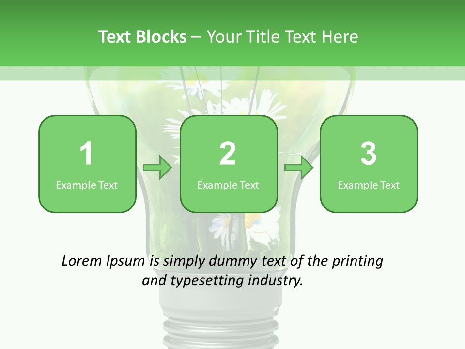Idea Responsibility Solar PowerPoint Template