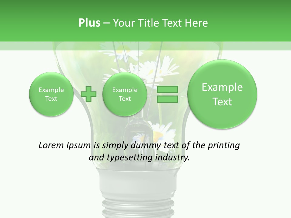 Idea Responsibility Solar PowerPoint Template