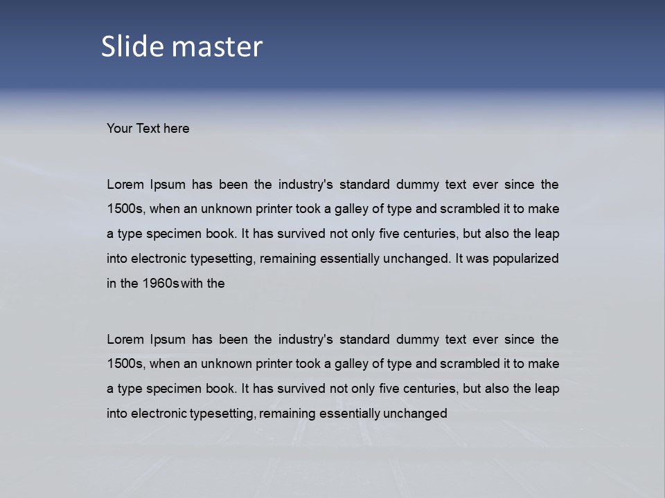 Urban Commercial Beauty PowerPoint Template