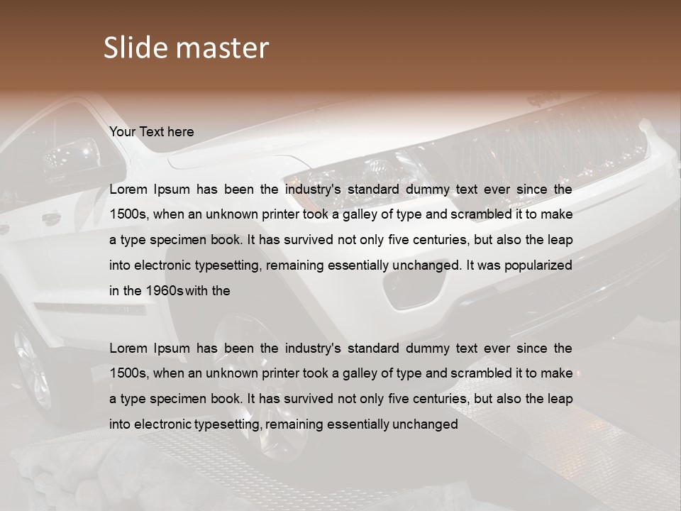 Car Style International PowerPoint Template