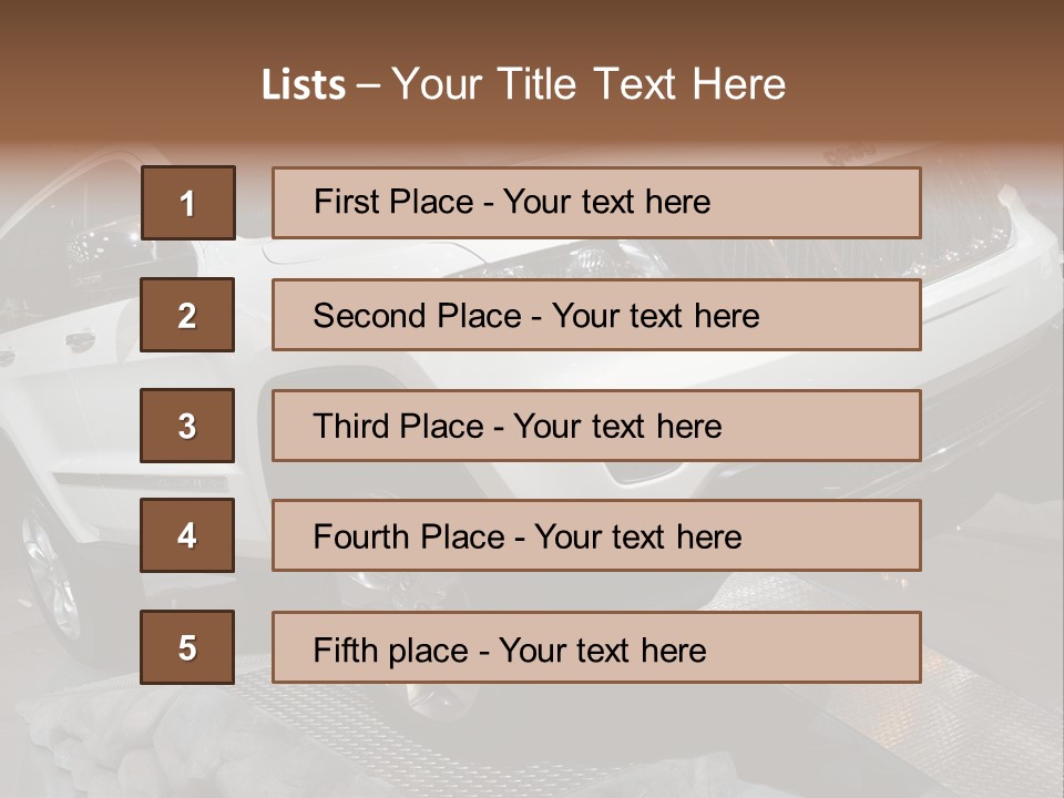 Car Style International PowerPoint Template