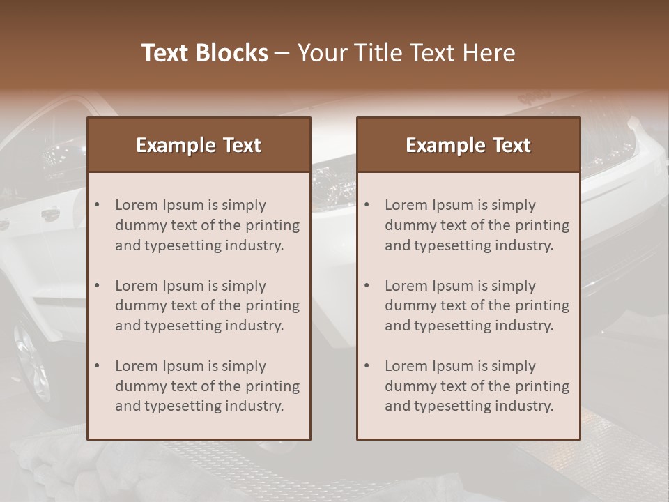 Car Style International PowerPoint Template