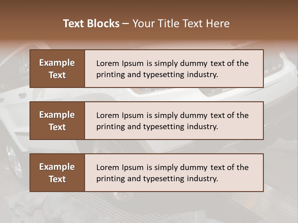 Car Style International PowerPoint Template