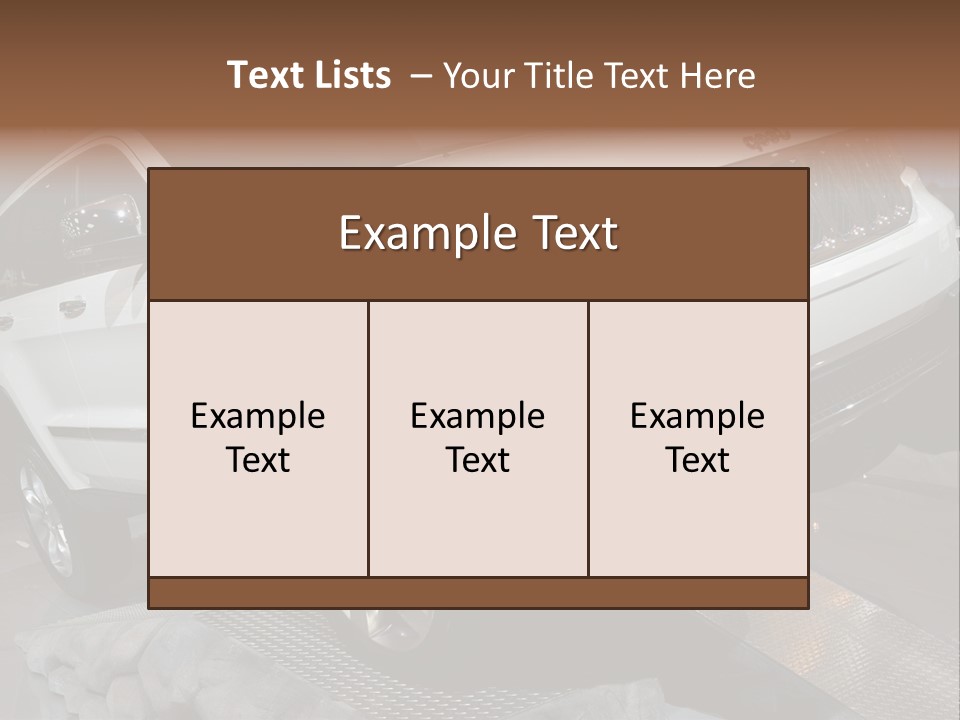Car Style International PowerPoint Template