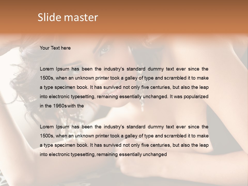 Make Earring Eyes PowerPoint Template