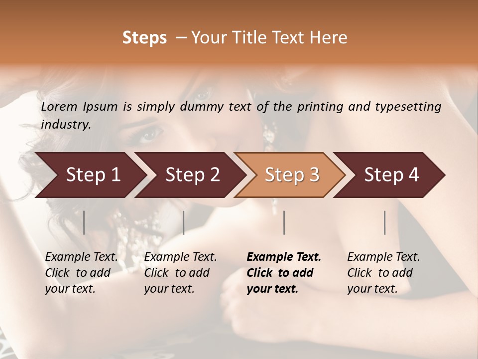 Make Earring Eyes PowerPoint Template