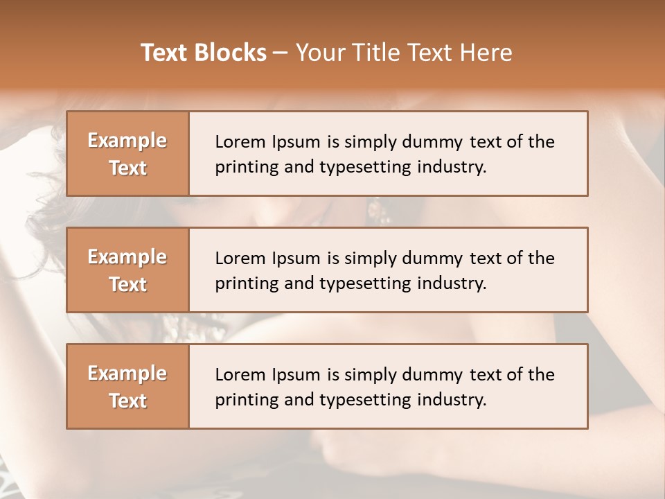 Make Earring Eyes PowerPoint Template