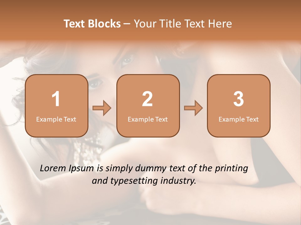 Make Earring Eyes PowerPoint Template