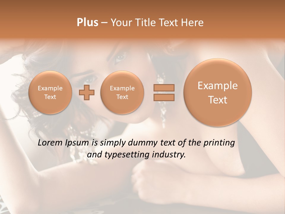 Make Earring Eyes PowerPoint Template