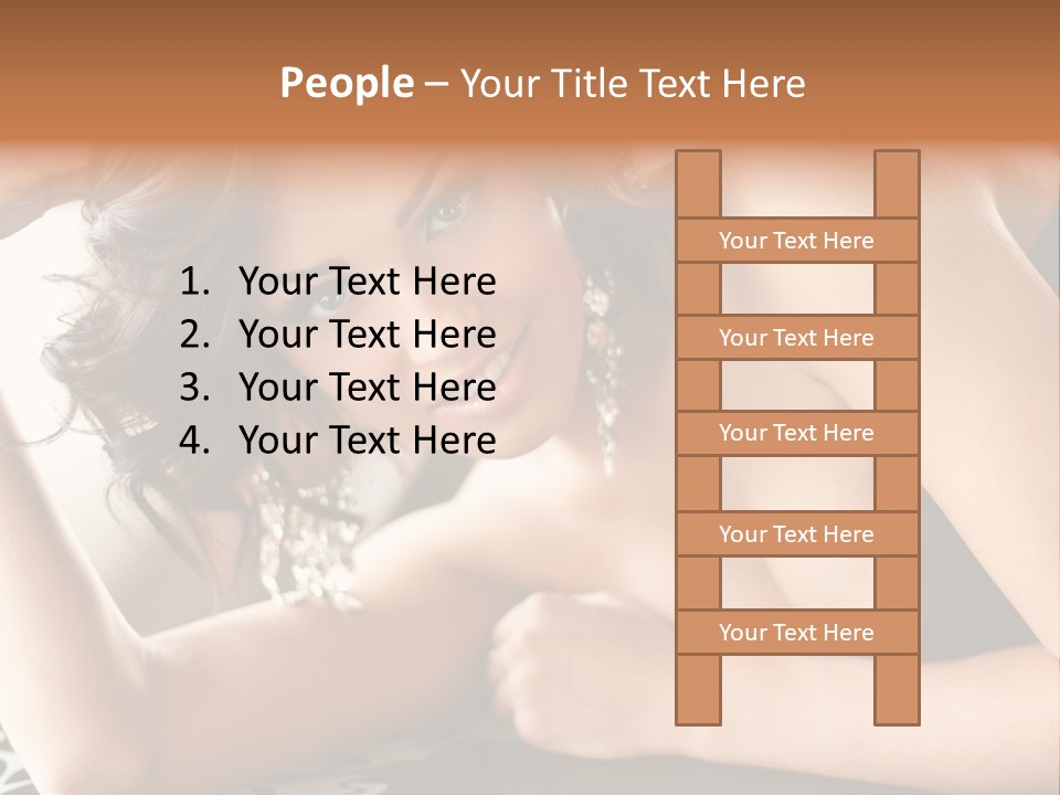 Make Earring Eyes PowerPoint Template