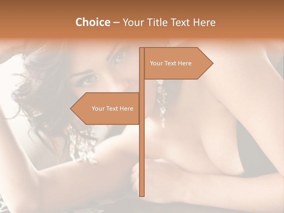 Make Earring Eyes PowerPoint Template