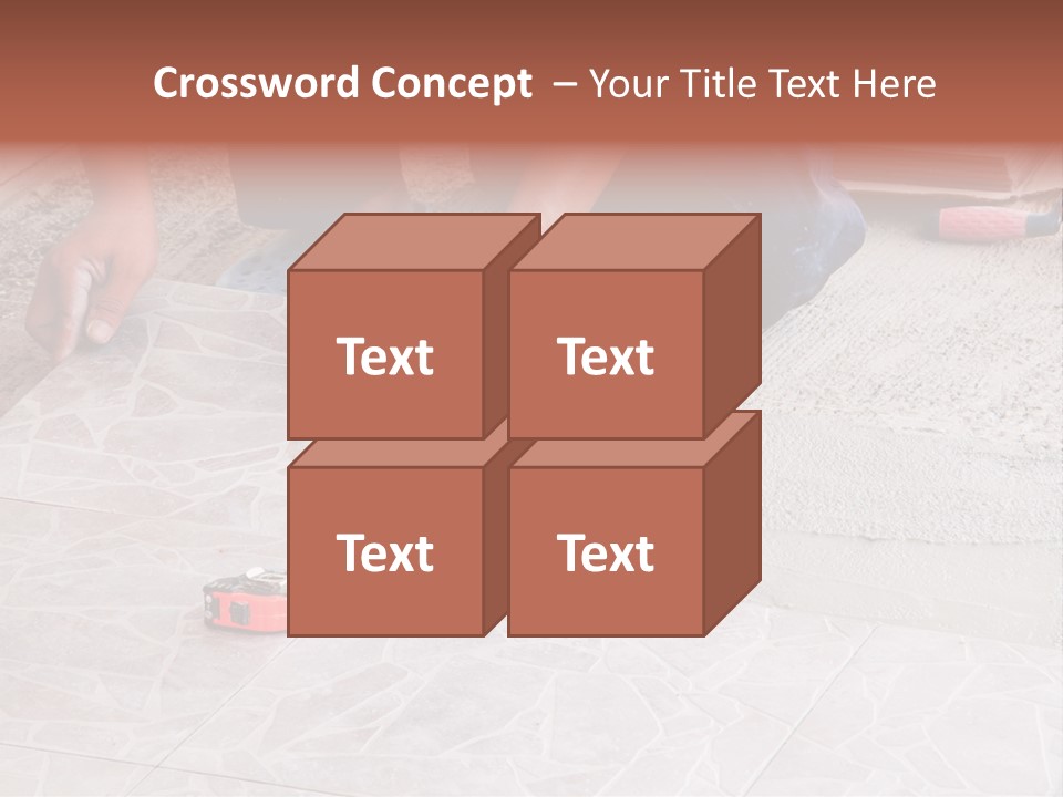 Block Man  PowerPoint Template