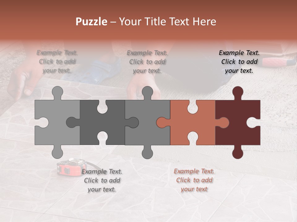 Block Man  PowerPoint Template