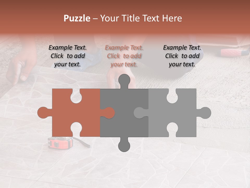 Block Man  PowerPoint Template