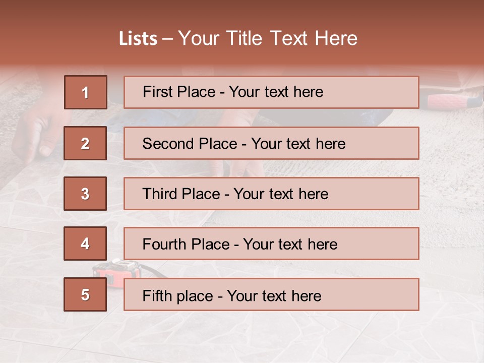 Block Man  PowerPoint Template