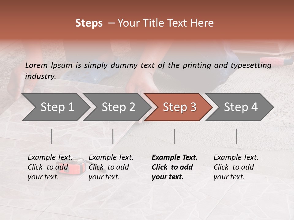 Block Man  PowerPoint Template
