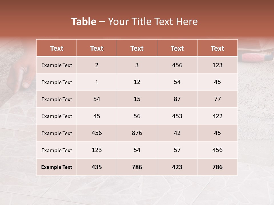Block Man  PowerPoint Template