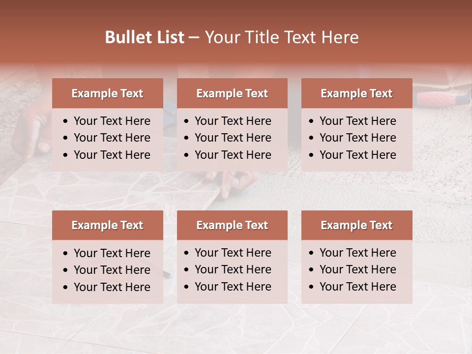 Block Man  PowerPoint Template