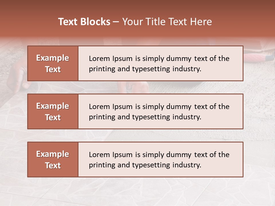 Block Man  PowerPoint Template