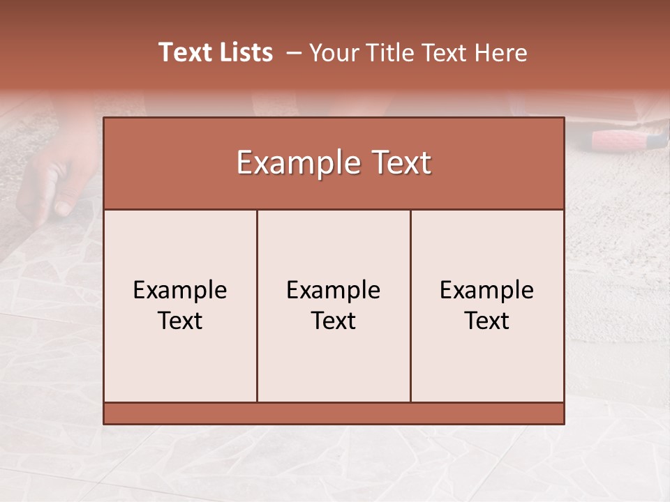 Block Man  PowerPoint Template