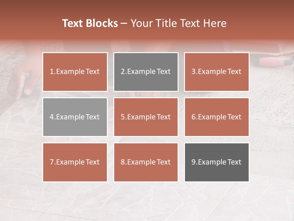 Block Man  PowerPoint Template